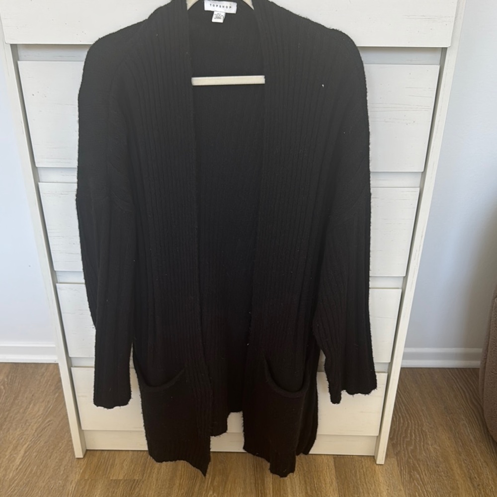 Women's Black Sweater Cardigan